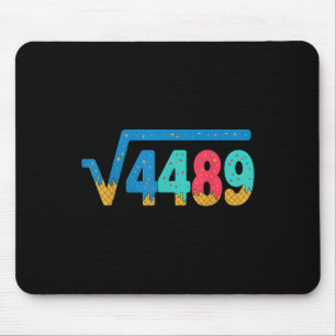 67 Meme Ice Cream Drip Square Root 4489 Slang Math Mouse Mat