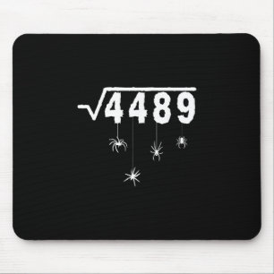 67 Meme Math Teacher 6 7 Halloween Spiders Square Mouse Mat