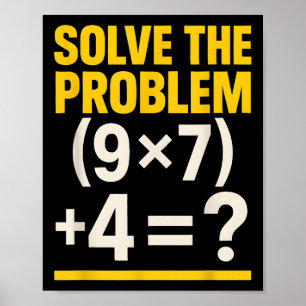 67 Meme Math Teacher Funny School 6-7 Brain Rot Si Poster
