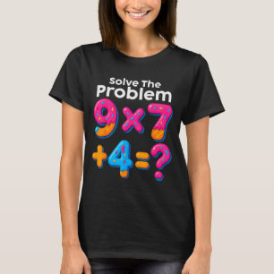 67 Meme Math Teacher Ice Cream Drip 6 7 Brainrot S T-Shirt