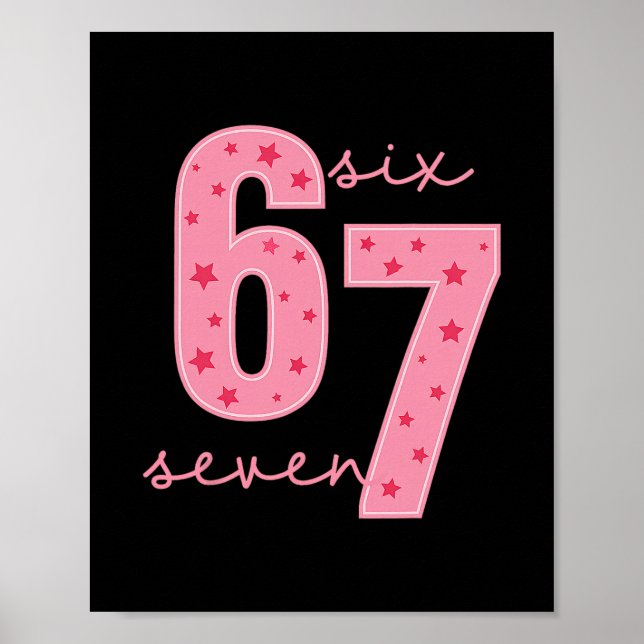 67 Meme  Poster (Front)