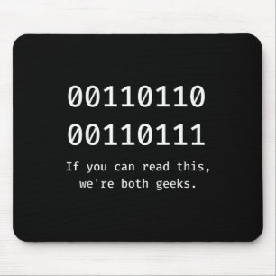 67 Meme Programmer Binary Code Funny Six Seven Pro Mouse Mat