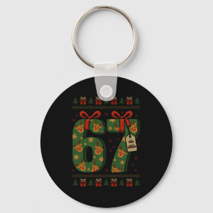 67 Meme Reindeer Christmas Ugly Sweater Xmas Celeb Key Ring