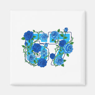 67 Meme School Wildflowers Floral Colorful Flowers Magnet