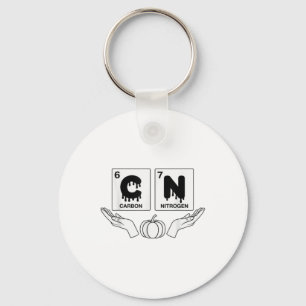 67 Meme Science Chemistry Funny Pumpkin Art Nerd J Key Ring