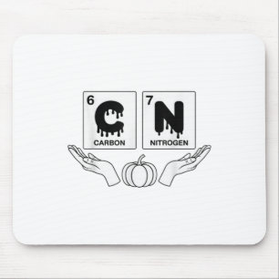 67 Meme Science Chemistry Funny Pumpkin Art Nerd J Mouse Mat