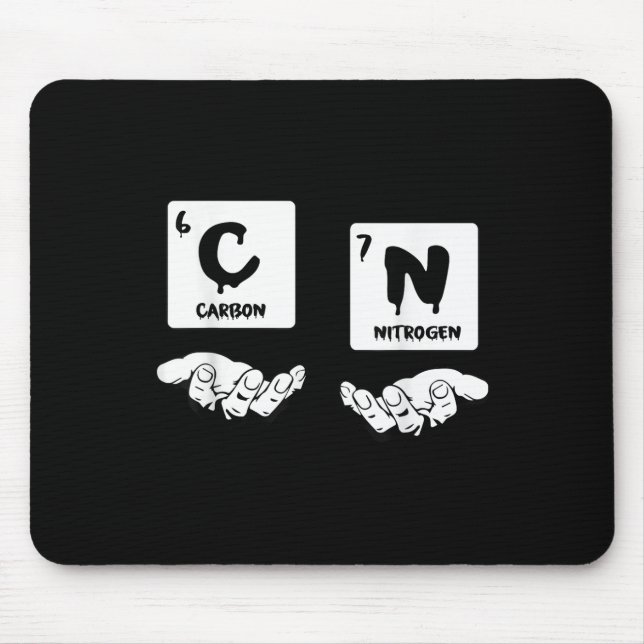 67 Meme Science Chemistry Nerd Periodic Table Humo Mouse Mat (Front)