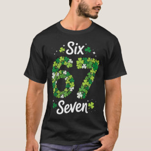 67 Meme Shamrocks St Patricks Day 6-7 Kids Girls B T-Shirt