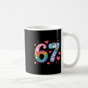67 Meme Shirt Number Funny Six Seven 6 7  Coffee Mug