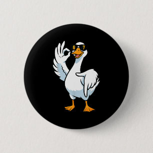 67 Meme Silly Goose 6 7 Funny Six Seven 6-7 Gen Al Cm Round Badge