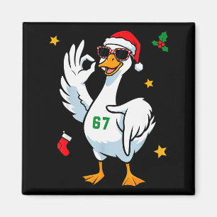 67 Meme Silly Goose 6 7 Funny Six Seven Christmas  Magnet