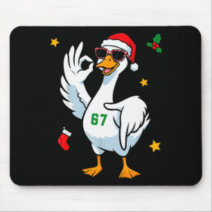 67 Meme Silly Goose 6 7 Funny Six Seven Christmas Mouse Mat