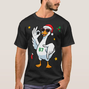 67 Meme Silly Goose 6 7 Funny Six Seven Christmas  T-Shirt