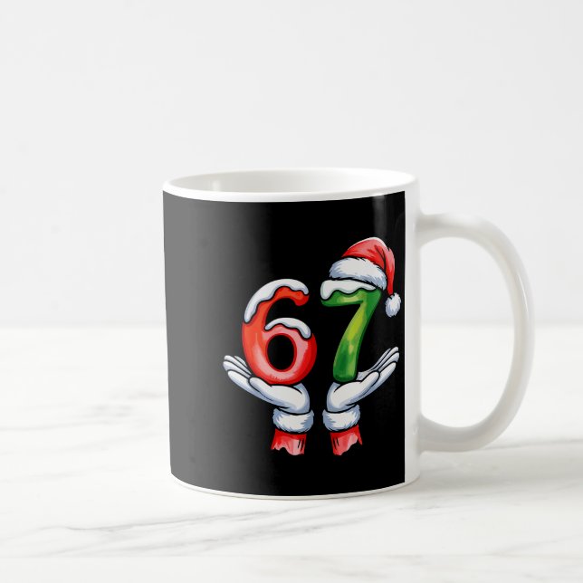 67 Meme Six Seven 67 Christmas  Coffee Mug (Right)