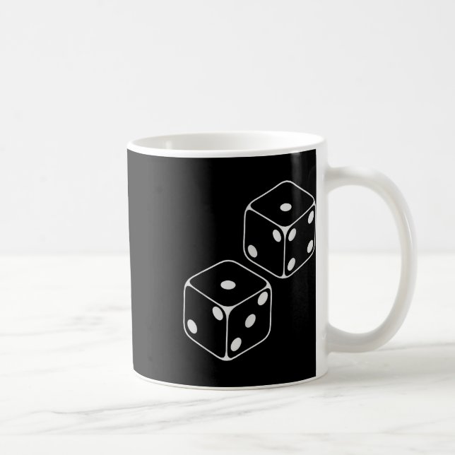 67 Meme Six Seven 6–7 Funny Dice _1  Coffee Mug (Right)