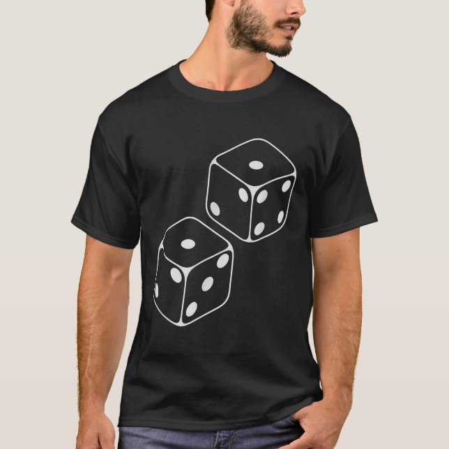 67 Meme Six Seven 6–7 Funny Dice _1  T-Shirt (Front)