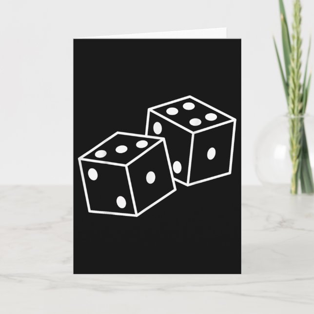 67 Meme Six Seven 6–7 Funny Dice  Card (Front)