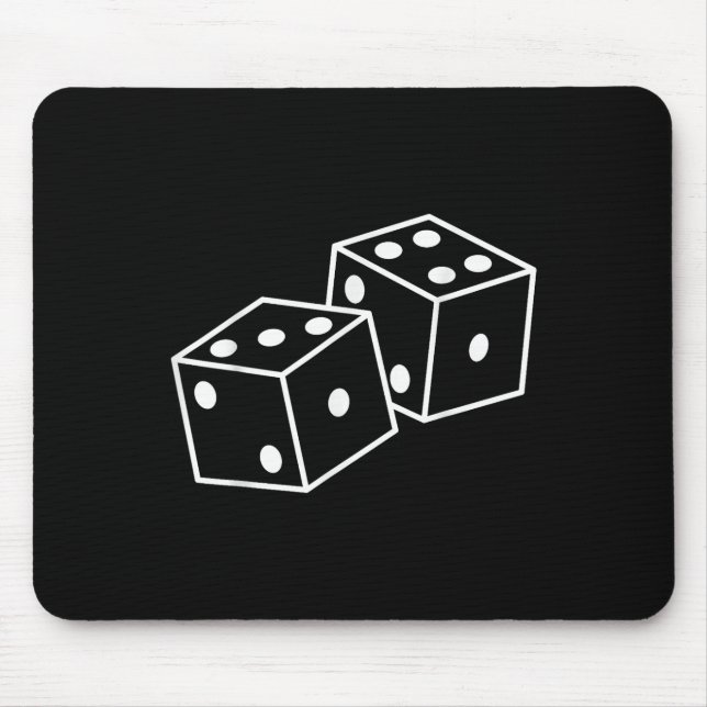 67 Meme Six Seven 6–7 Funny Dice  Mouse Mat (Front)
