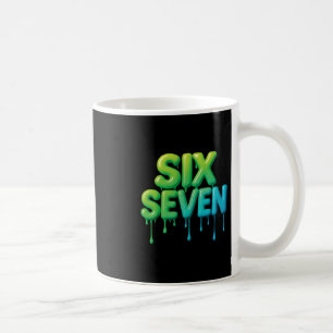 67 Meme Six Seven 6-7 Funny Internet Joke Viral Tr Coffee Mug