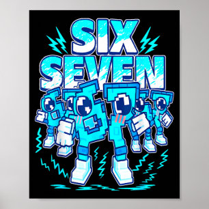 67 Meme Six Seven 6 7 Italian Brainrot Birthday Ki Poster