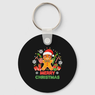 67 Meme Six Seven 6 7 Meme Funny Christmas Gingerb Key Ring