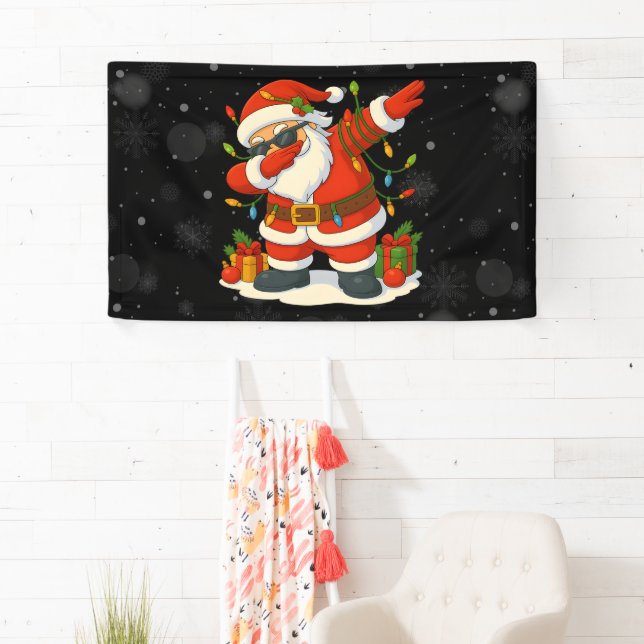 67 Meme Six Seven Bruh Funny Christmas 6 7 Banner (Insitu)