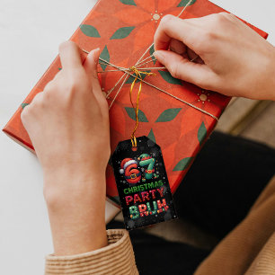 67 Meme Six Seven Bruh Funny Christmas 6 7 Gift Tags