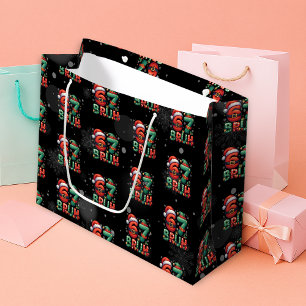 67 Meme Six Seven Bruh Funny Christmas 6 7 Large Gift Bag