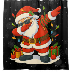 67 Meme Six Seven Bruh Funny Christmas 6 7 Shower Curtain