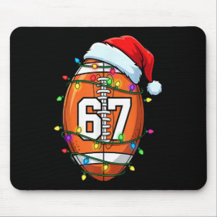 67 Meme Six Seven Football Santa Funny Christmas M Mouse Mat