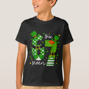 67 Meme Six Seven For Kids Boys Girls St Patricks T-Shirt