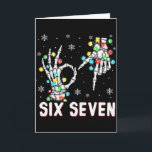 67 Meme Six Seven For Kids Women Men Boys Girls Ch Card<br><div class="desc">67 Meme Six Seven For Kids Women Men Boys Girls Christmas _10</div>