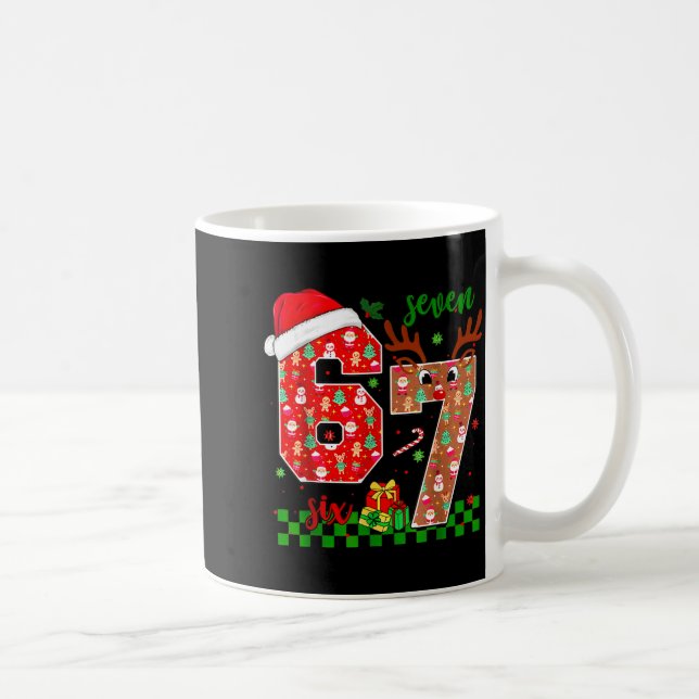67 Meme Six Seven For Kids Women Men Boys Girls Ch Coffee Mug (Right)
