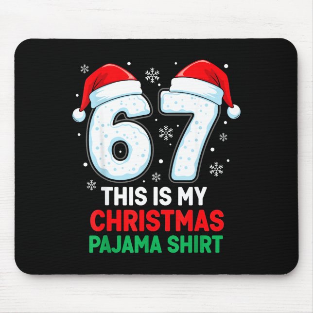 67 Meme Six Seven For Kids Women Men Boys Girls Ch Mouse Mat (Front)