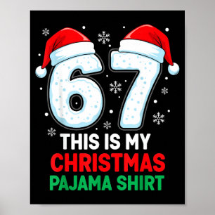67 Meme Six Seven For Kids Women Men Boys Girls Ch Poster
