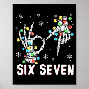 67 Meme Six Seven For Kids Women Men Boys Girls Ch Poster