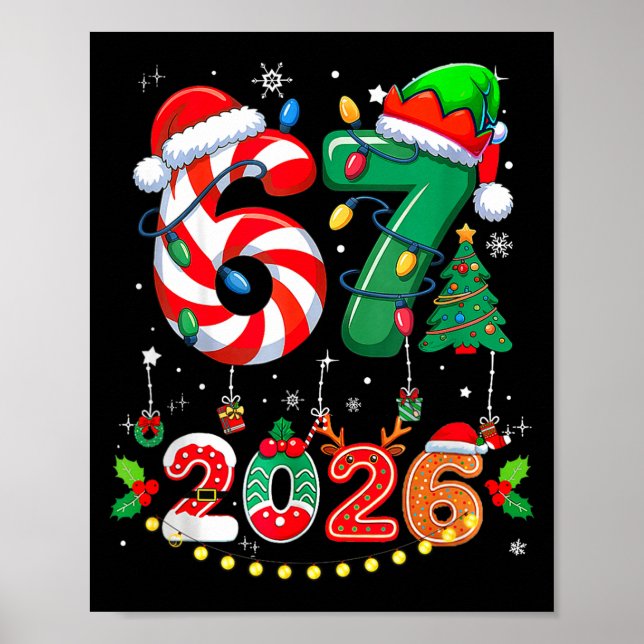 67 Meme Six Seven For Kids Women Men Boys Girls Ch Poster (Front)