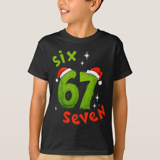 67 Meme Six Seven For Kids Women Men Boys Girls Ch T-Shirt (Front)