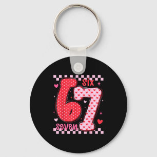 67 Meme Six Seven For Kids Women Men Boys Girls Va Key Ring
