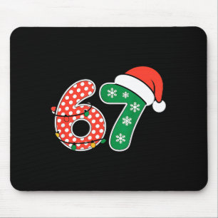 67 Meme Six Seven Funny Christmas 6 7 Meme Men Wom Mouse Mat