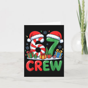 67 Meme Six Seven Funny Christmas Women Men Boys G Card