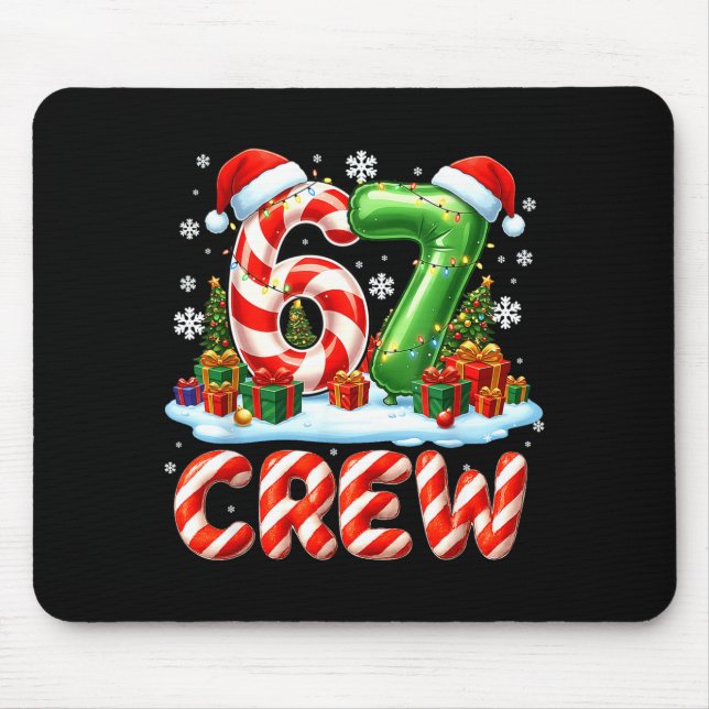 67 Meme Six Seven Funny Christmas Women Men Boys G Mouse Mat (Front)