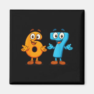 67 Meme Six Seven Kids Number Blocks Math Teacher  Magnet