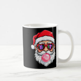 67 Meme Six Seven Number 6-7 6 7 Funny Santa Xmas  Coffee Mug