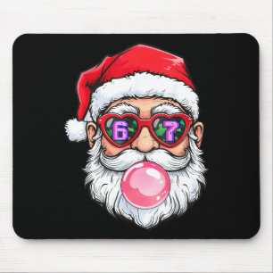 67 Meme Six Seven Number 6-7 6 7 Funny Santa Xmas  Mouse Mat