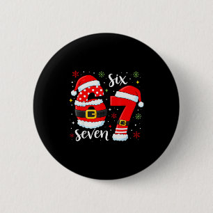 67 Meme Six Seven Santa 6 7 Funny Christmas Boys K Cm Round Badge