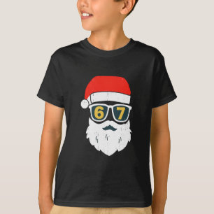 67 Meme Six Seven Santa Face Kids Men Boys Girls C T-Shirt