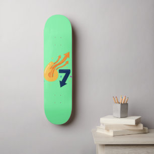 67 Meme Skateboard - Minimalist Kinetic Energy