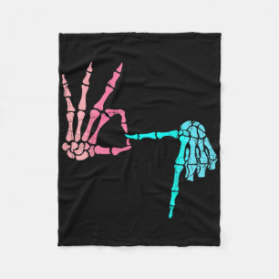 67 Meme Skeleton Drip Ice Cream 67 Baseball Lifest Fleece Blanket