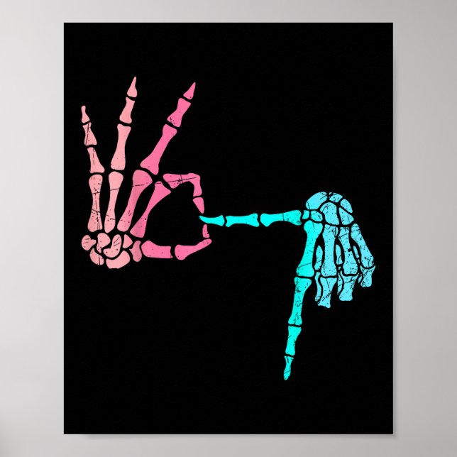 67 Meme Skeleton Drip Ice Cream 67 Baseball Lifest Poster (Front)